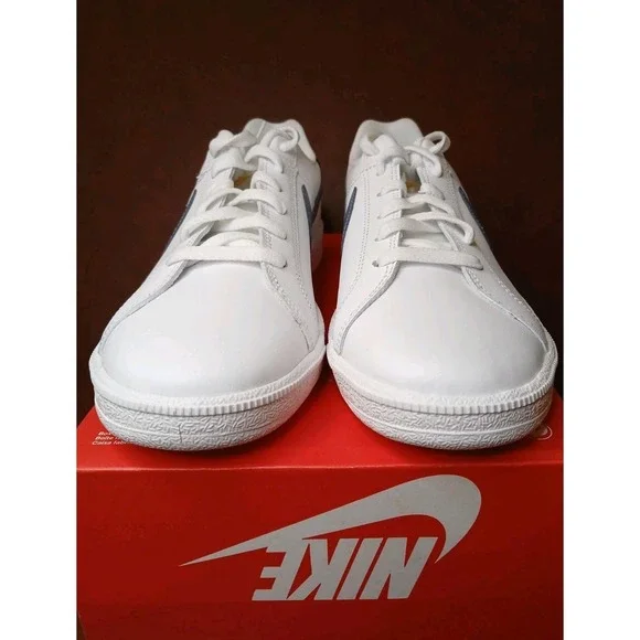 Nike Court Royale White Light Carbon Men's Sz 9.5 M Low Top Sneakers Shoes #1296